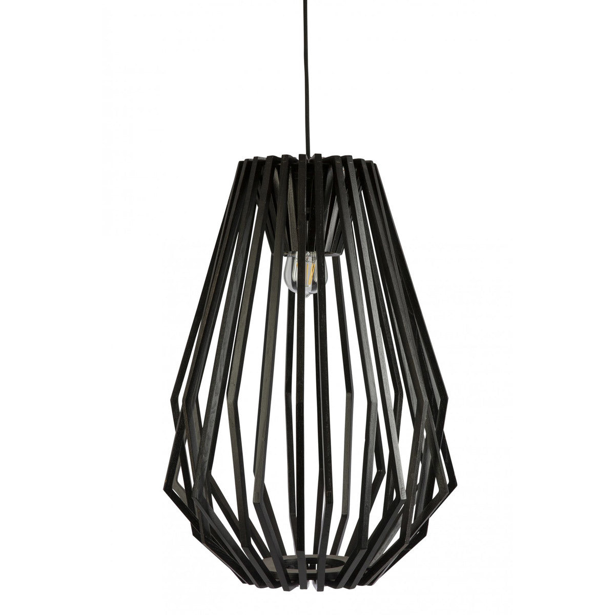 Ragusa Long Natural Wood Veneer Pendant Light