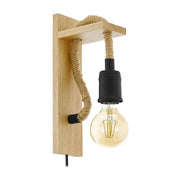 Rampside Rustic Rope Wall Light Decorative Sconce