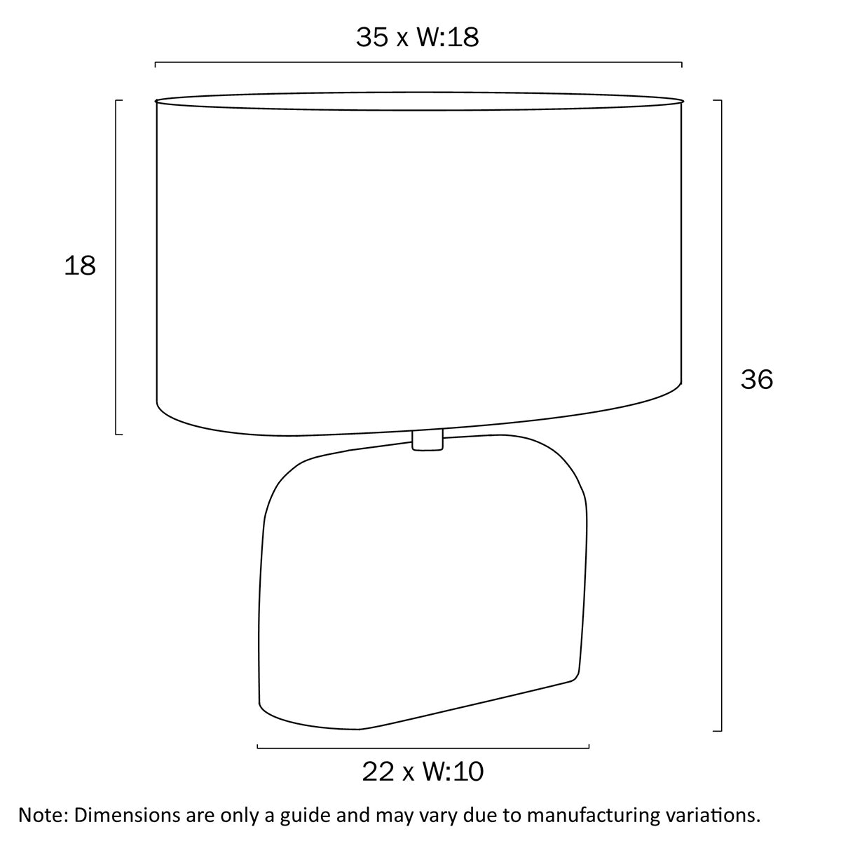 Reano Table Lamp - Elegant Terrazzo Design
