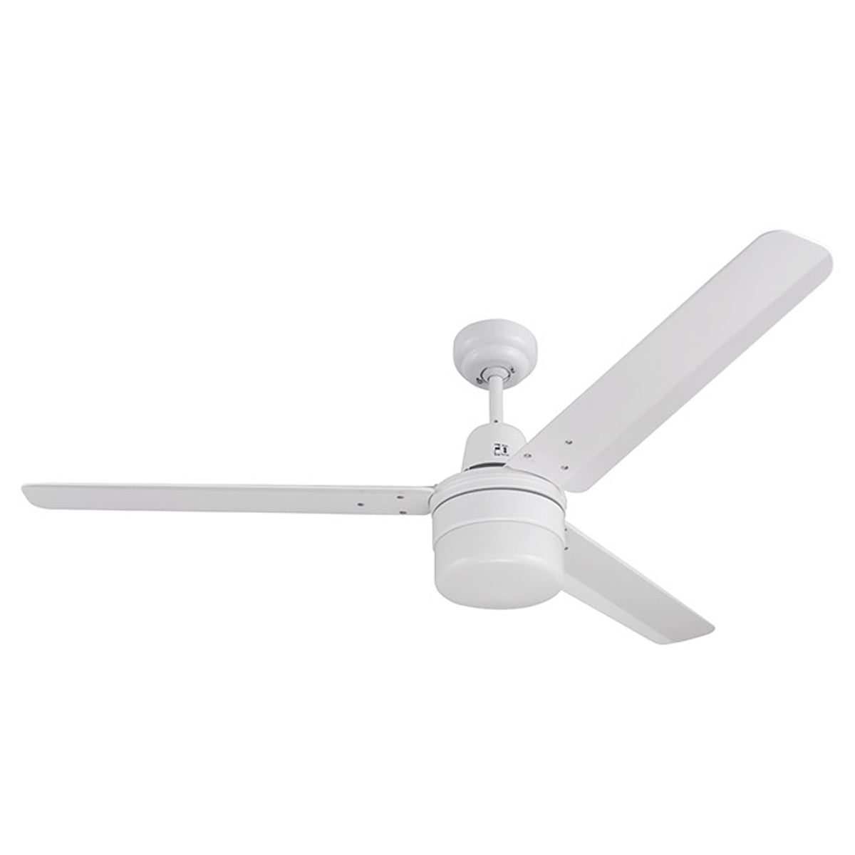 Roma 3 Blade AC Ceiling Fan with B22 Light - Black