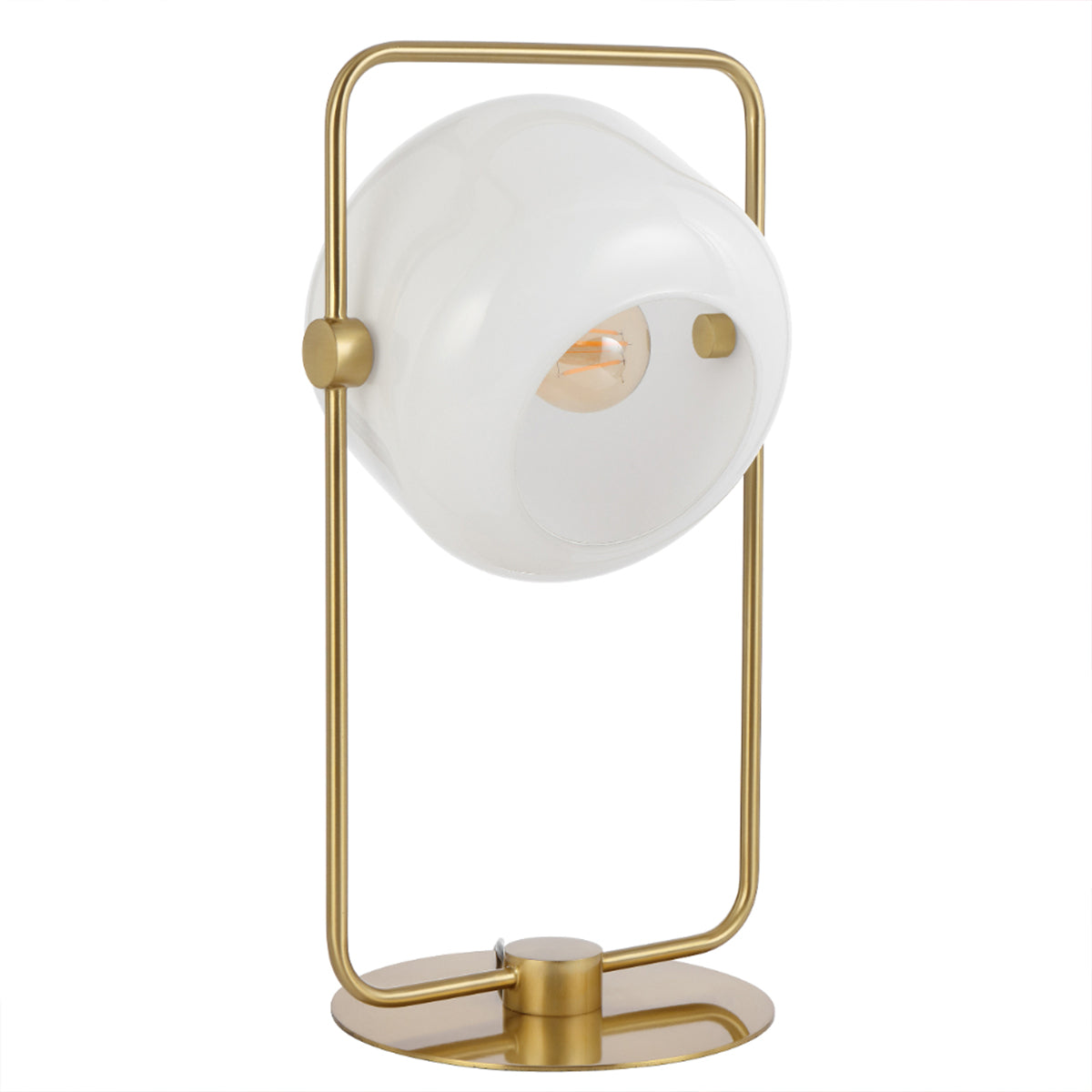 Rocha Table Lamp - Modern Design with Blown Glass Shade