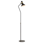 Roma HighLight Metal Floor Lamp - Black/Metal Brass