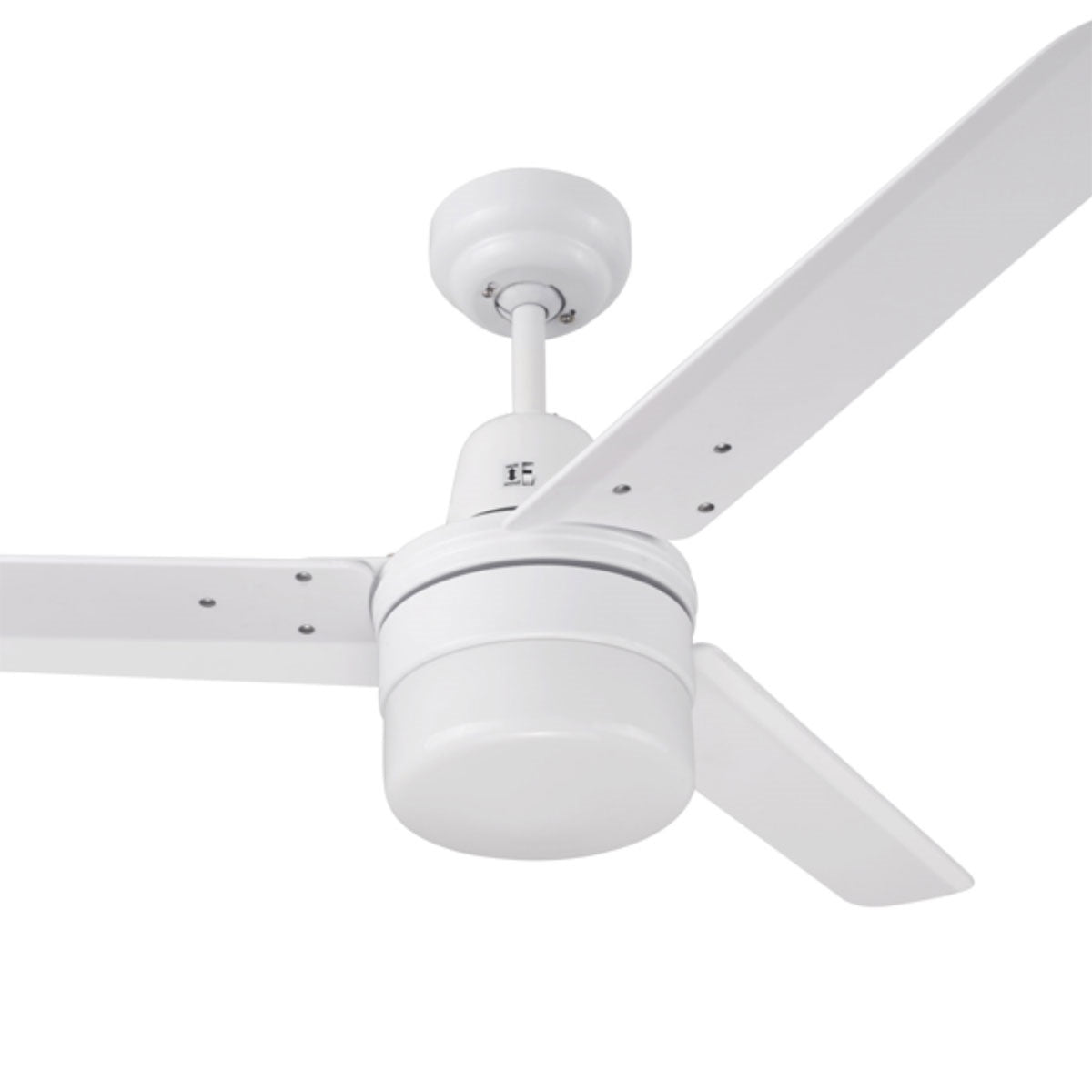 Roma 3 Blade AC Ceiling Fan with B22 Light - Black