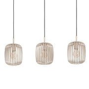 Romazzina 3 Light Bar Pendant with Cage Design