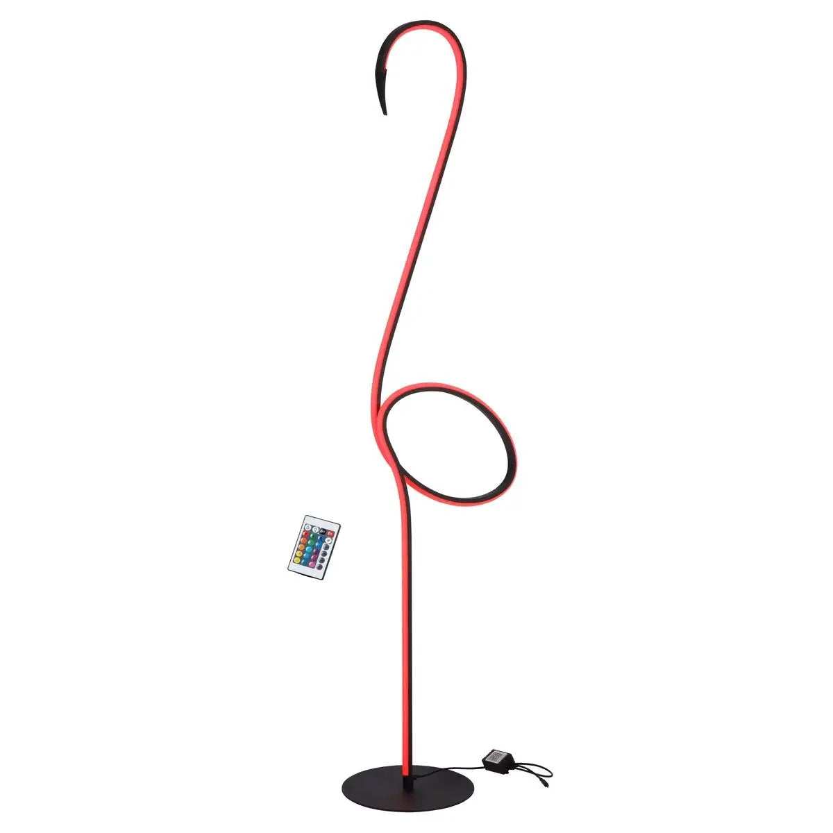 Roseus Flamingo RGB LED Floor Lamp with Remote Control