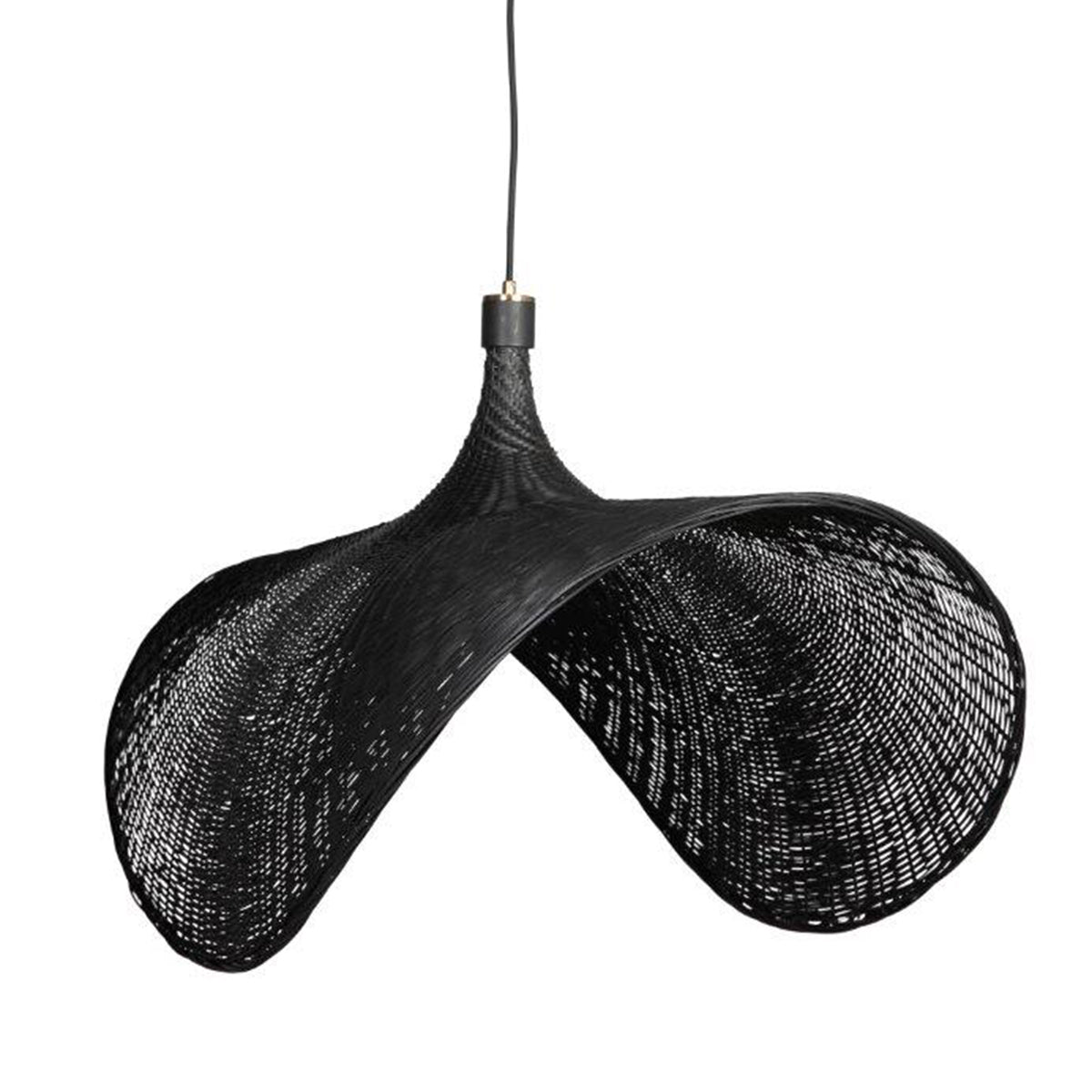 Rossana Rattan Curved Pendant Light - 500mm