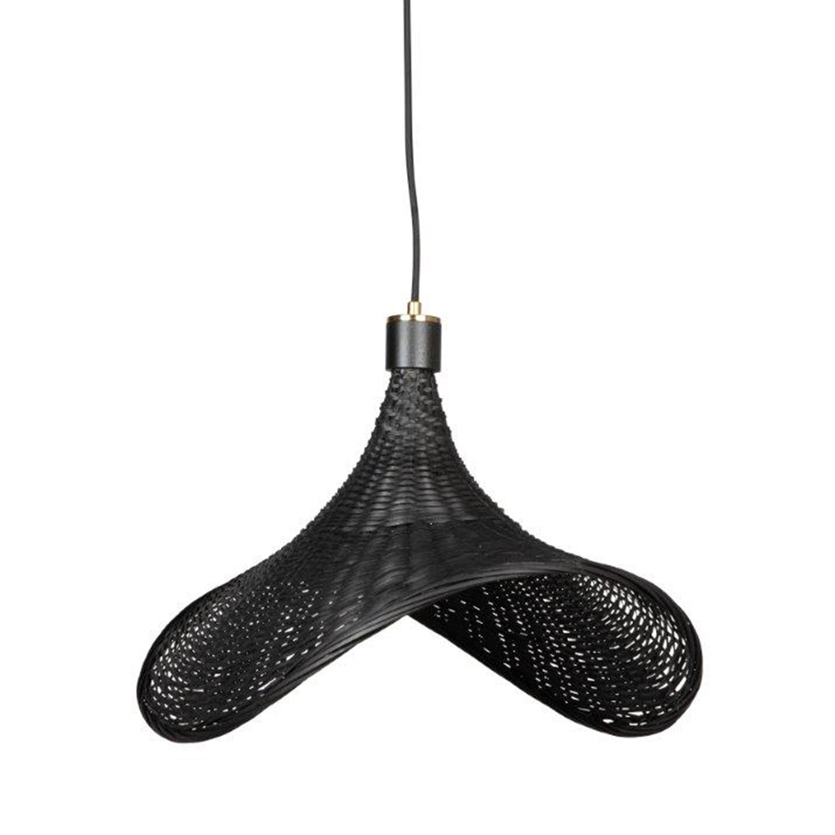 Rossana Rattan Curved Pendant Light - 500mm