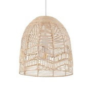 Rota Natural Rattan/Cane Ellipse Pendant Light