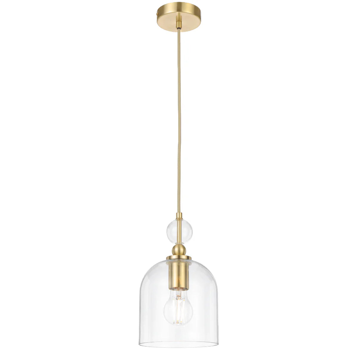 Rotif Pendant Light with Glass Dome