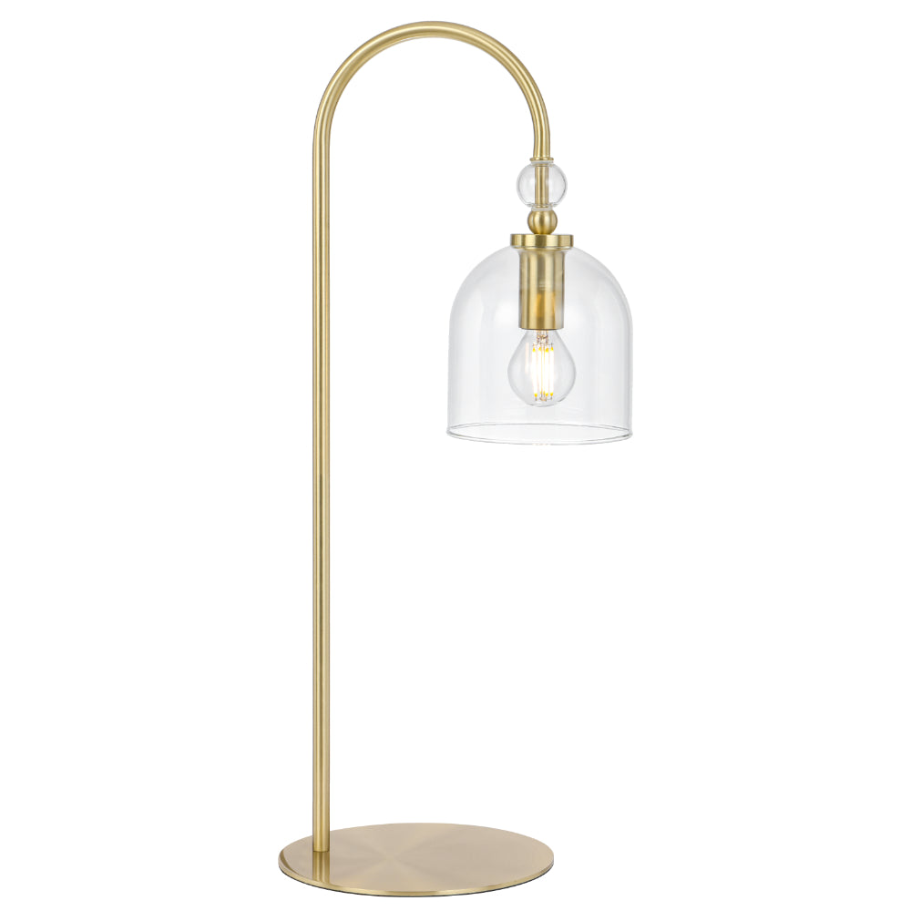 Rotif Table Lamp with Glass Dome Shade