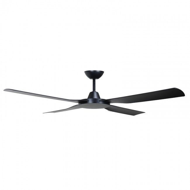 Russell II 48" 4 Blade DC Ceiling Fan - Black