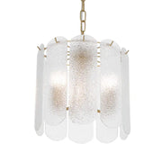 Samona Textured Glass 3 Light Pendant