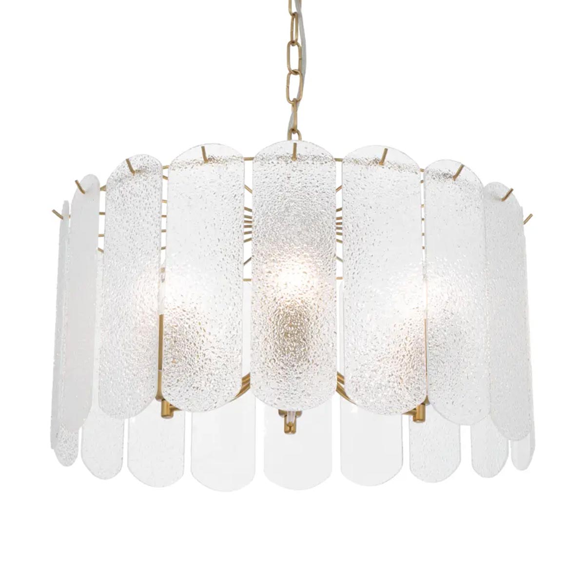 Samona Textured Glass 6 Light Pendant