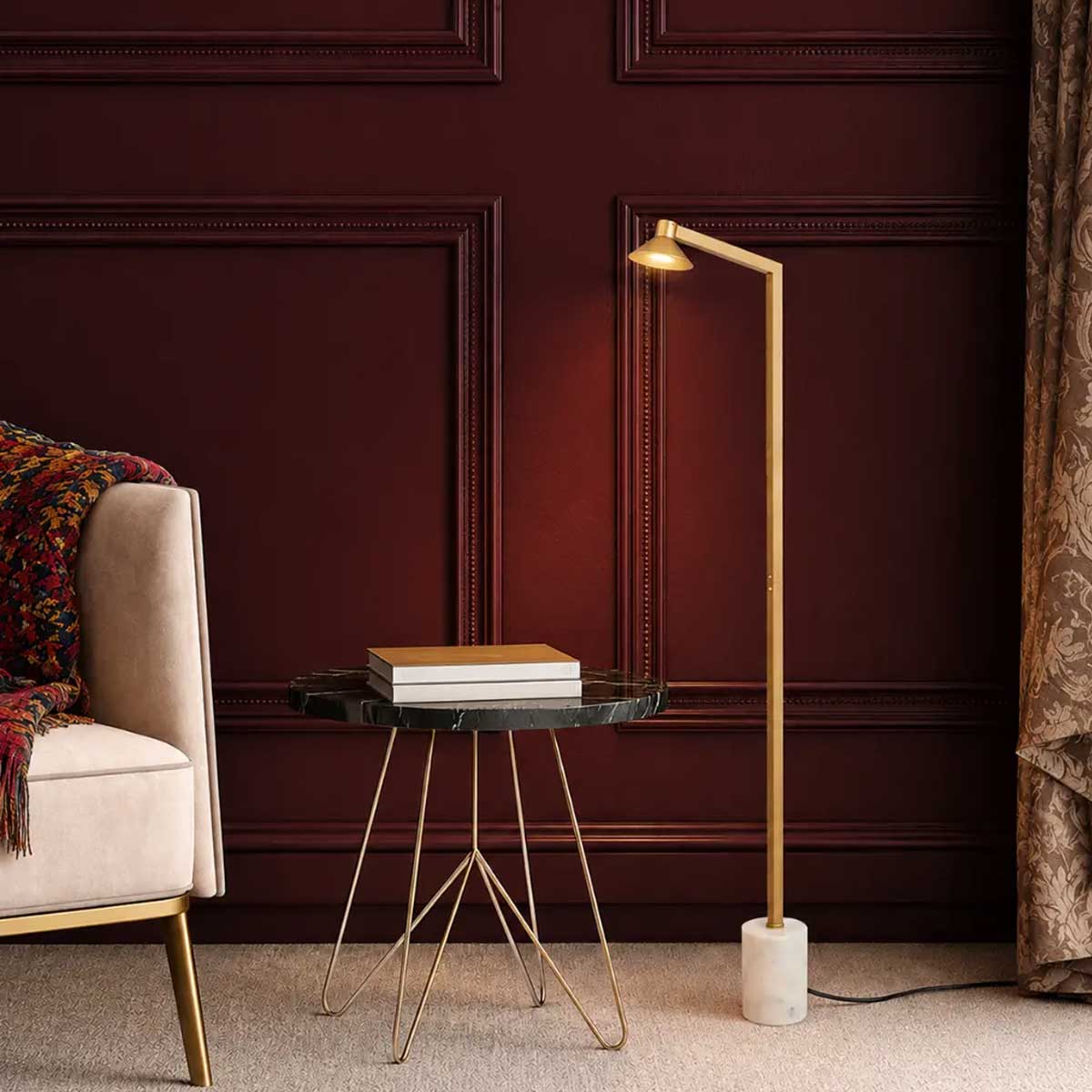 Satrom Marble LED Floor Lamp