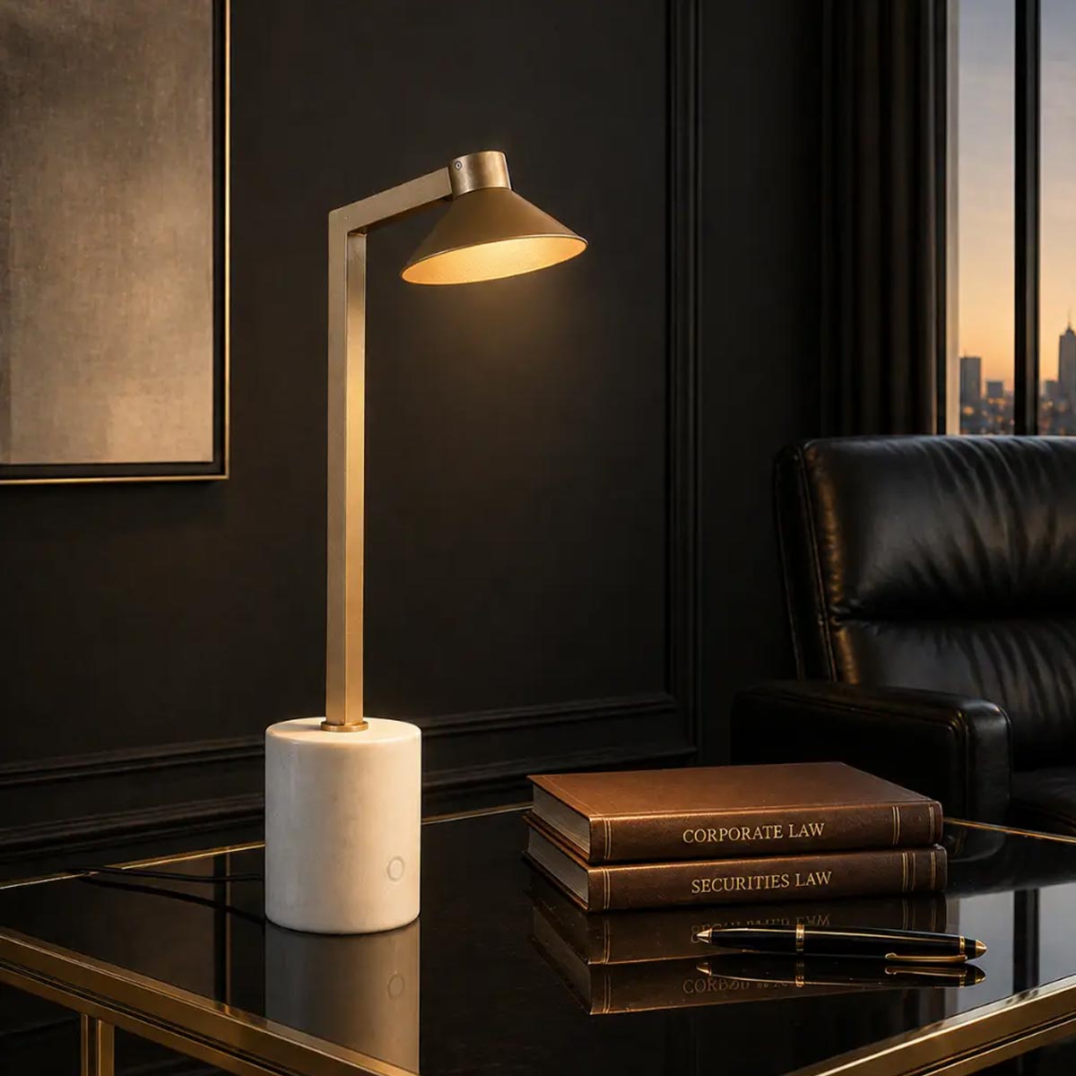 Satrom Marble LED Table Lamp