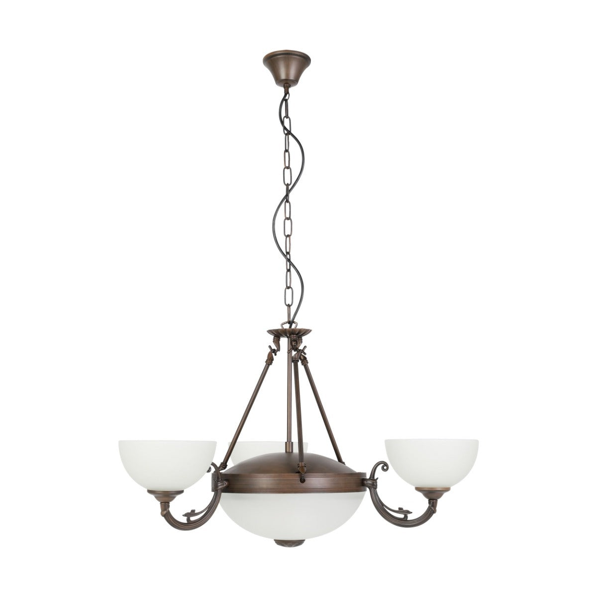 Savoy 3 Light Vintage Pendant Light