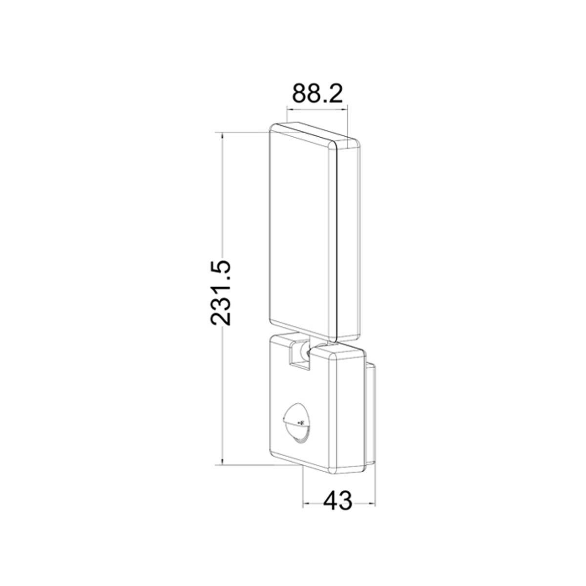 5W LED Outdoor Security Floodlight with Motion Sensor