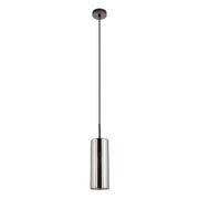 Selvino 1 Light Glass Pendant Light with Vaporised Transparent Shade