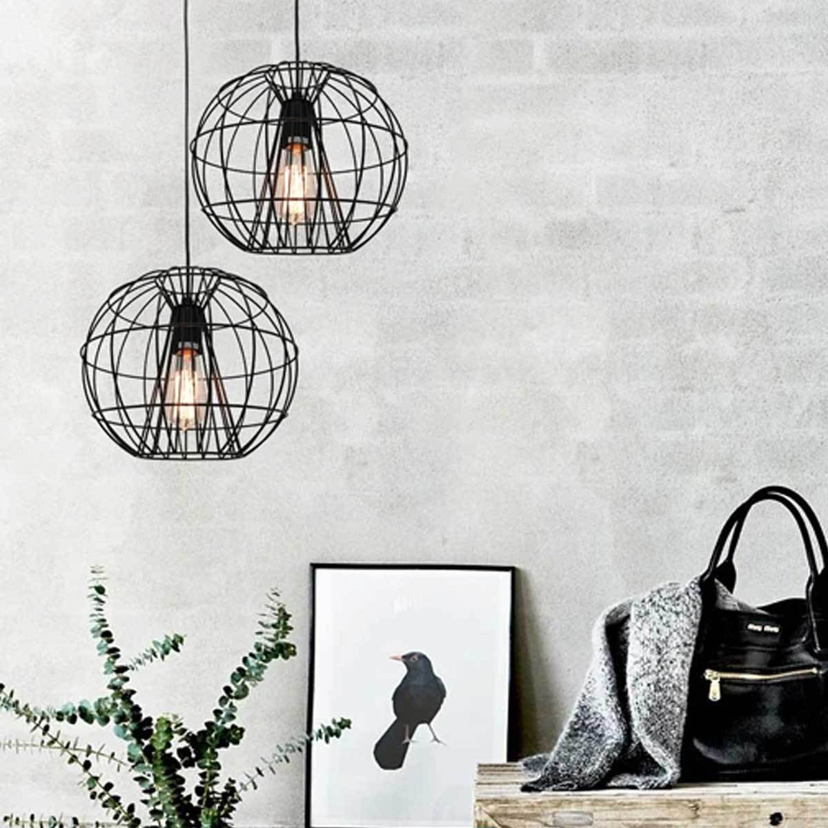 Sentinel Metal Cage Pendant Light