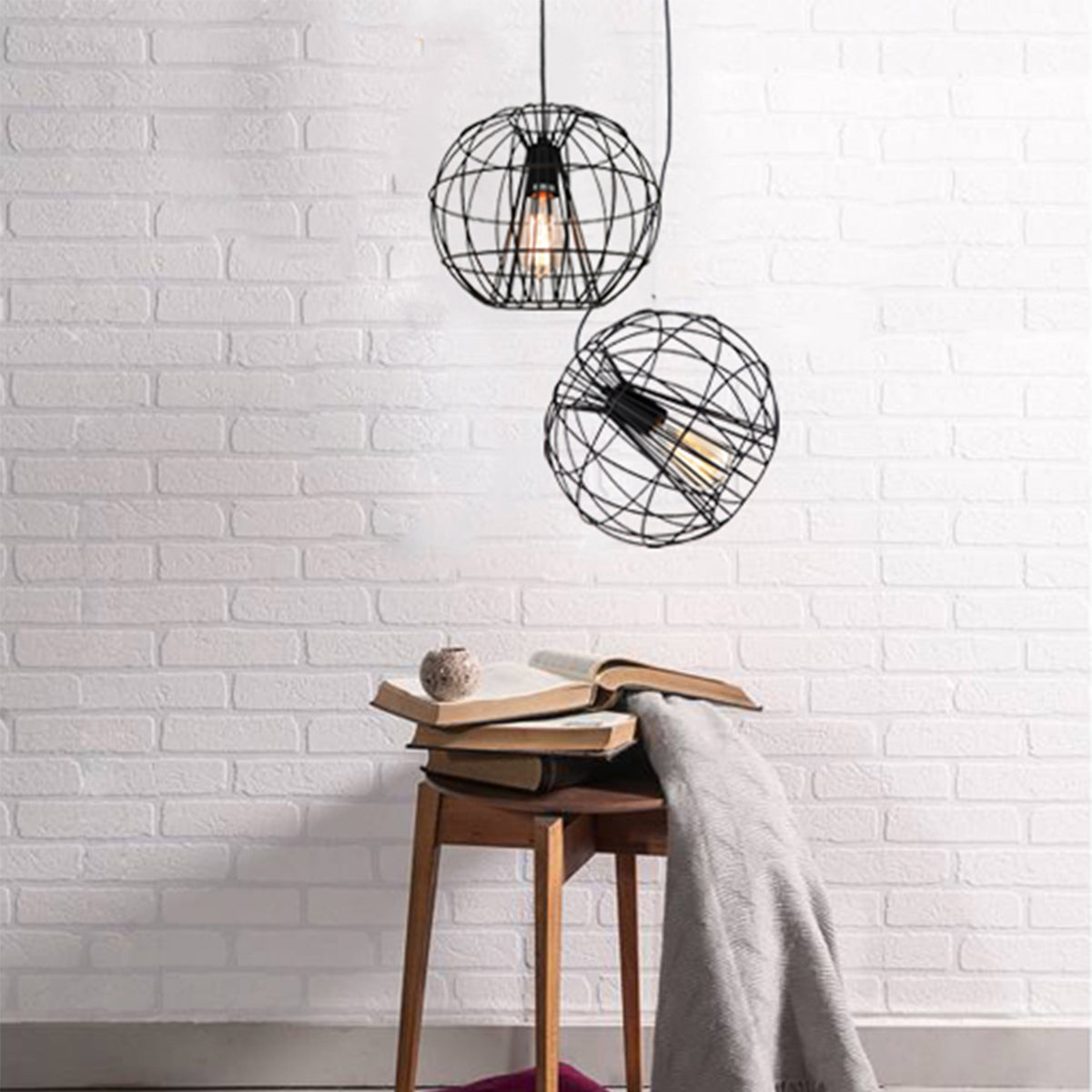 Sentinel Metal Cage Pendant Light