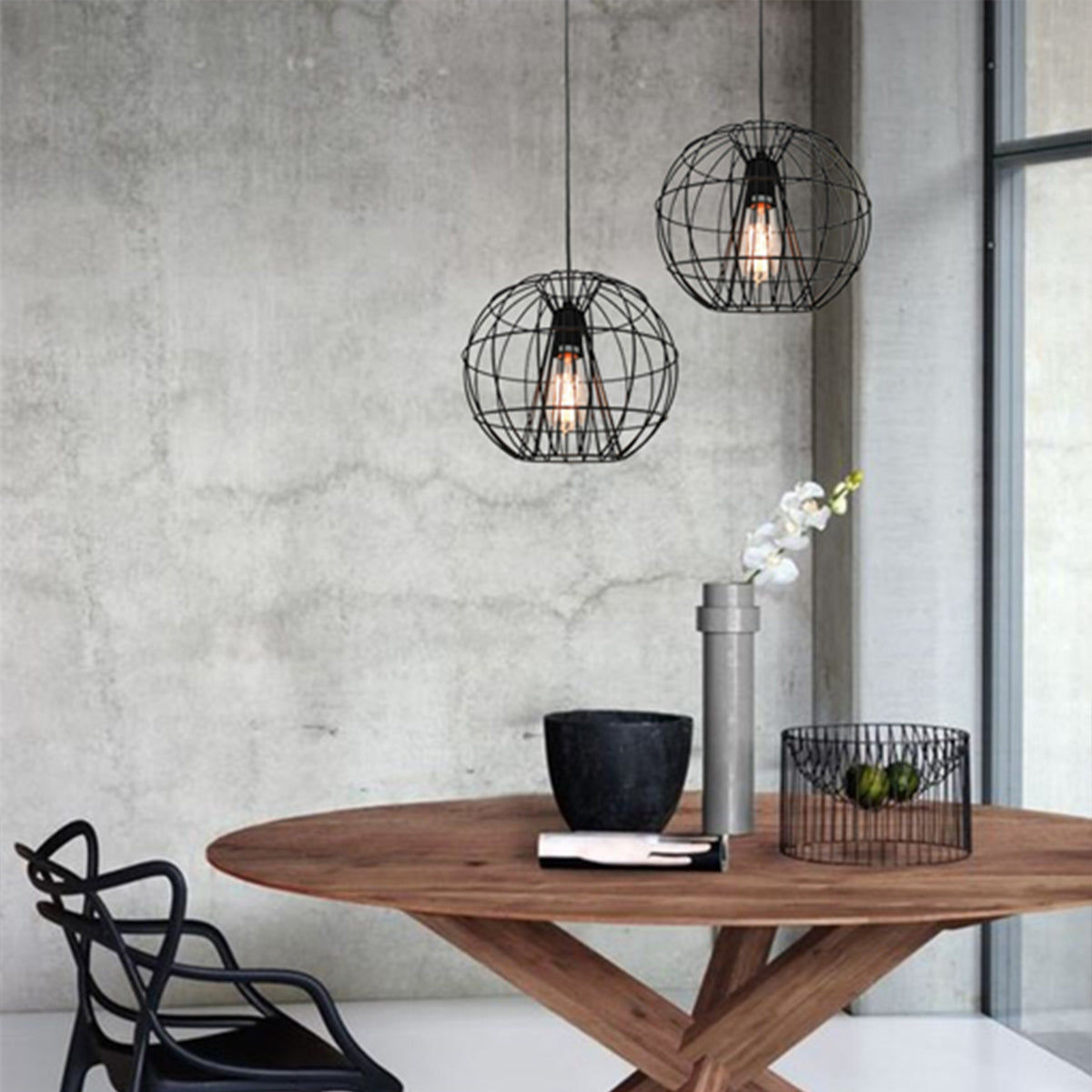 Sentinel Metal Cage Pendant Light