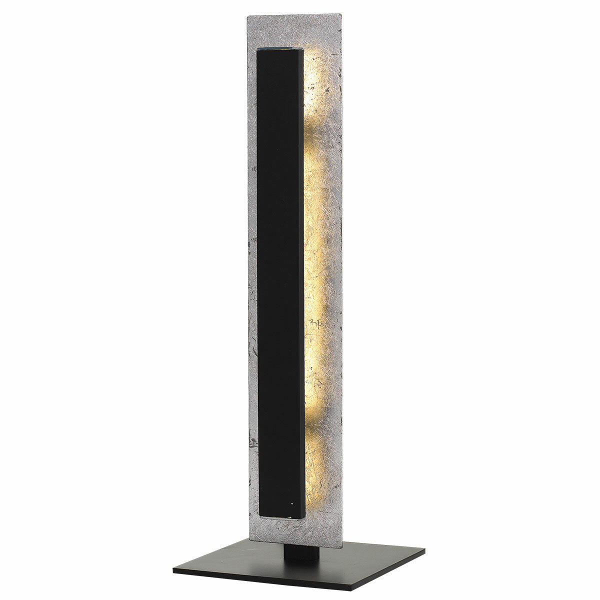 Serano Vertical Aluminium Table Lamp-Silver