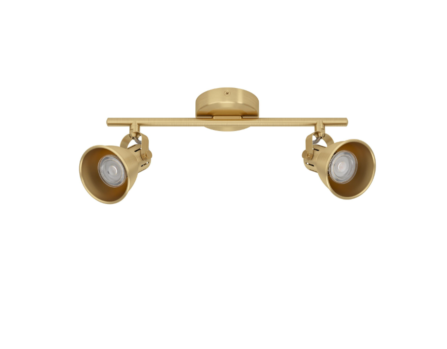 Seras 10W LED Spotlight with 4000K Light - Matt Brass