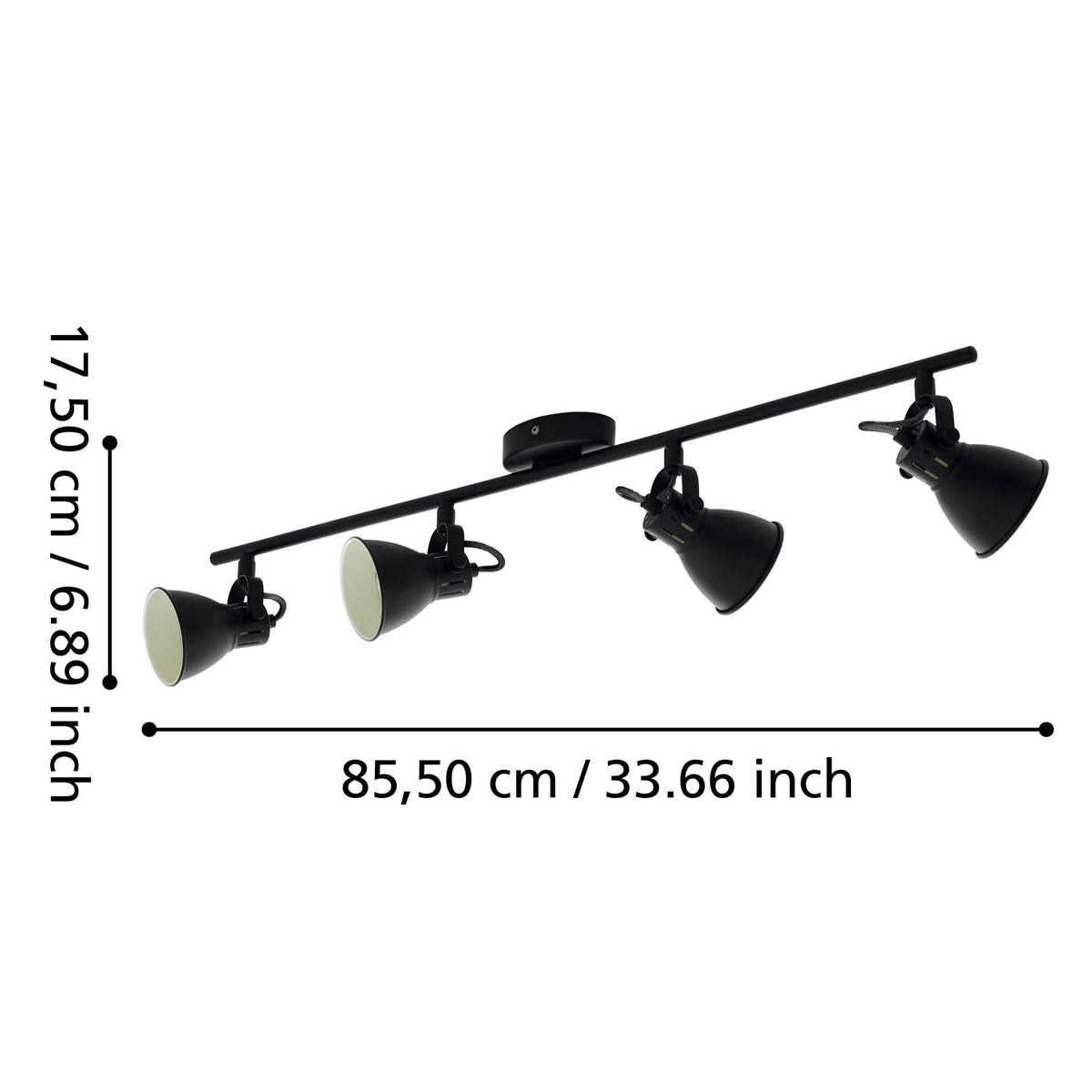 Seras-2 20W LED 4-Light Spotlight with Dimming