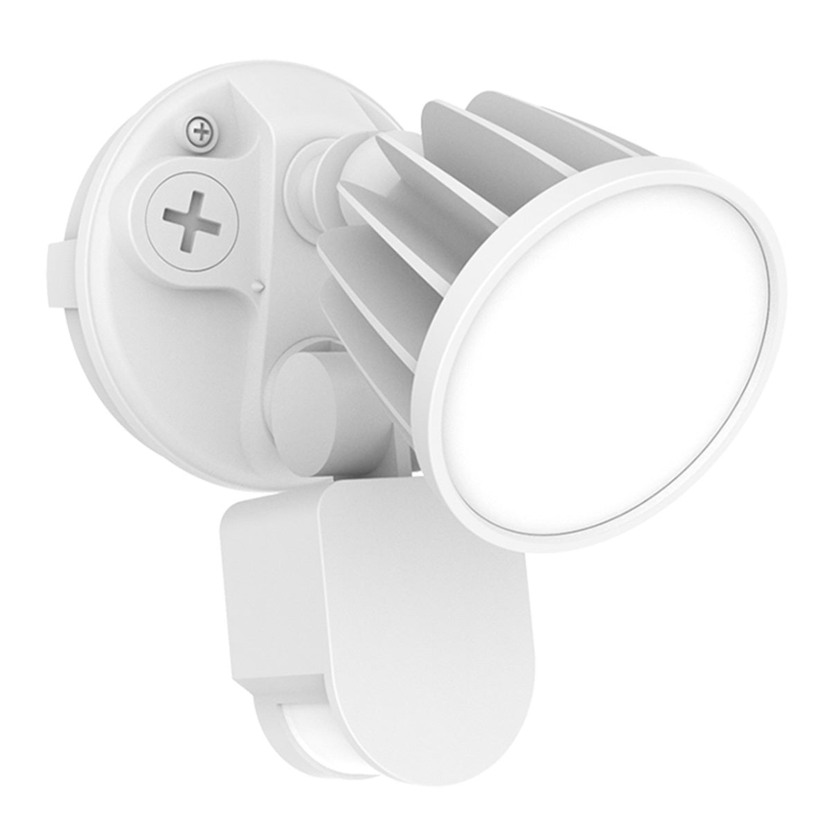 Stargem III 15W LED Tri Colour Single Head Outdoor Spotlight with Motion Sensor