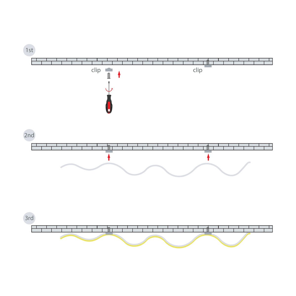 Shallow Square Bendable Aluminium Surface Mounted Profile for LED Strip