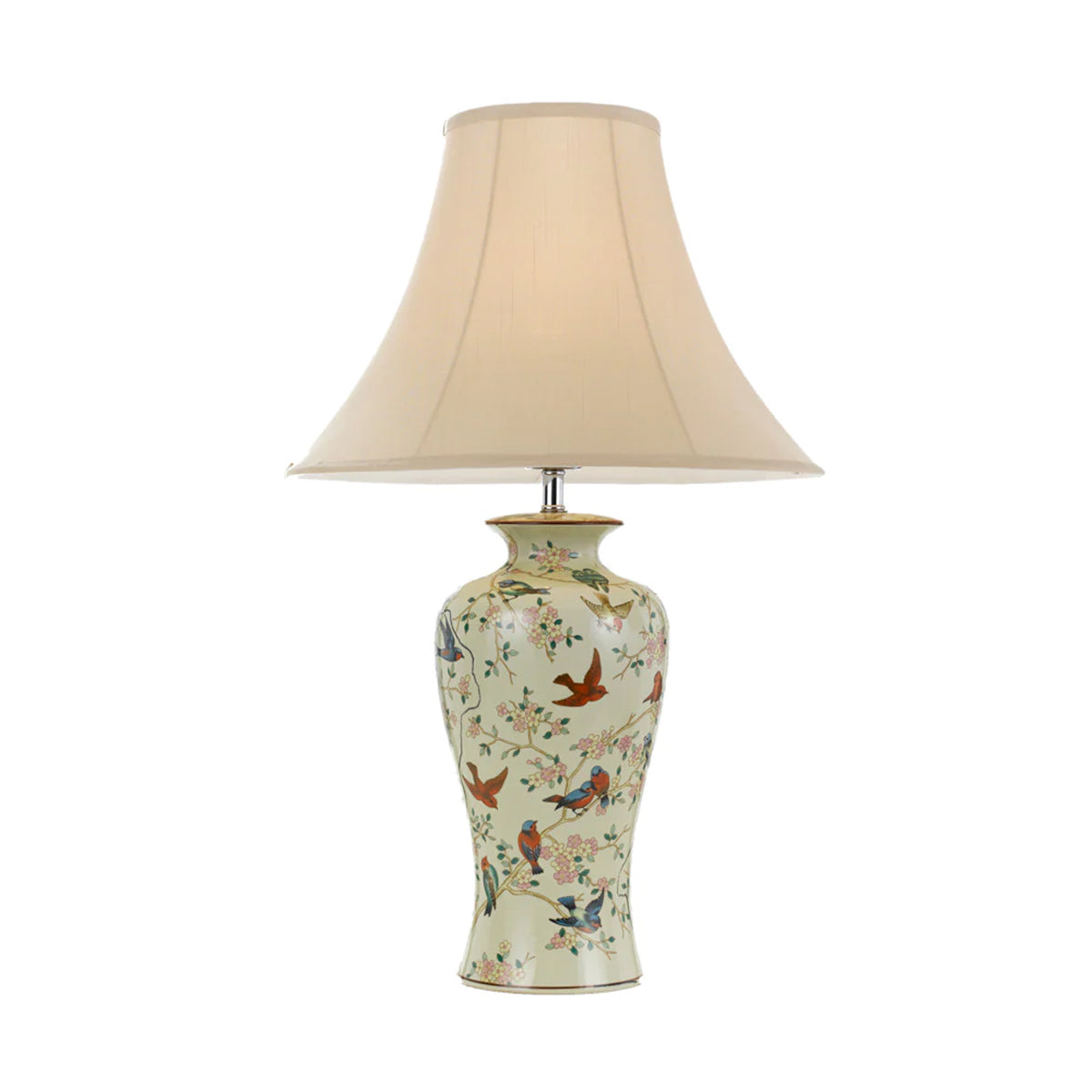 Shibo Table Lamp - Floral / Cream
