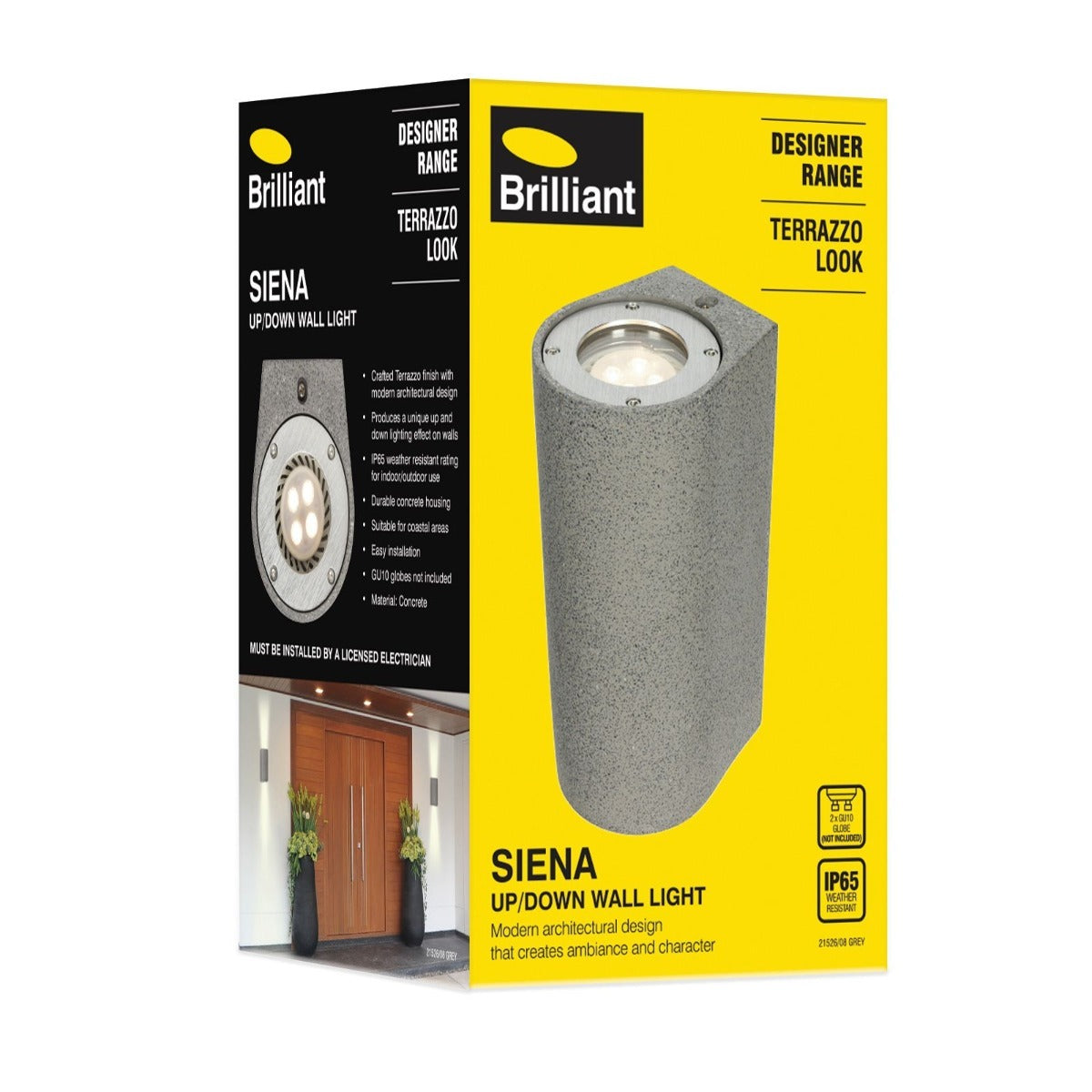 Siena Terrazzo Up & Down Outdoor Wall Light