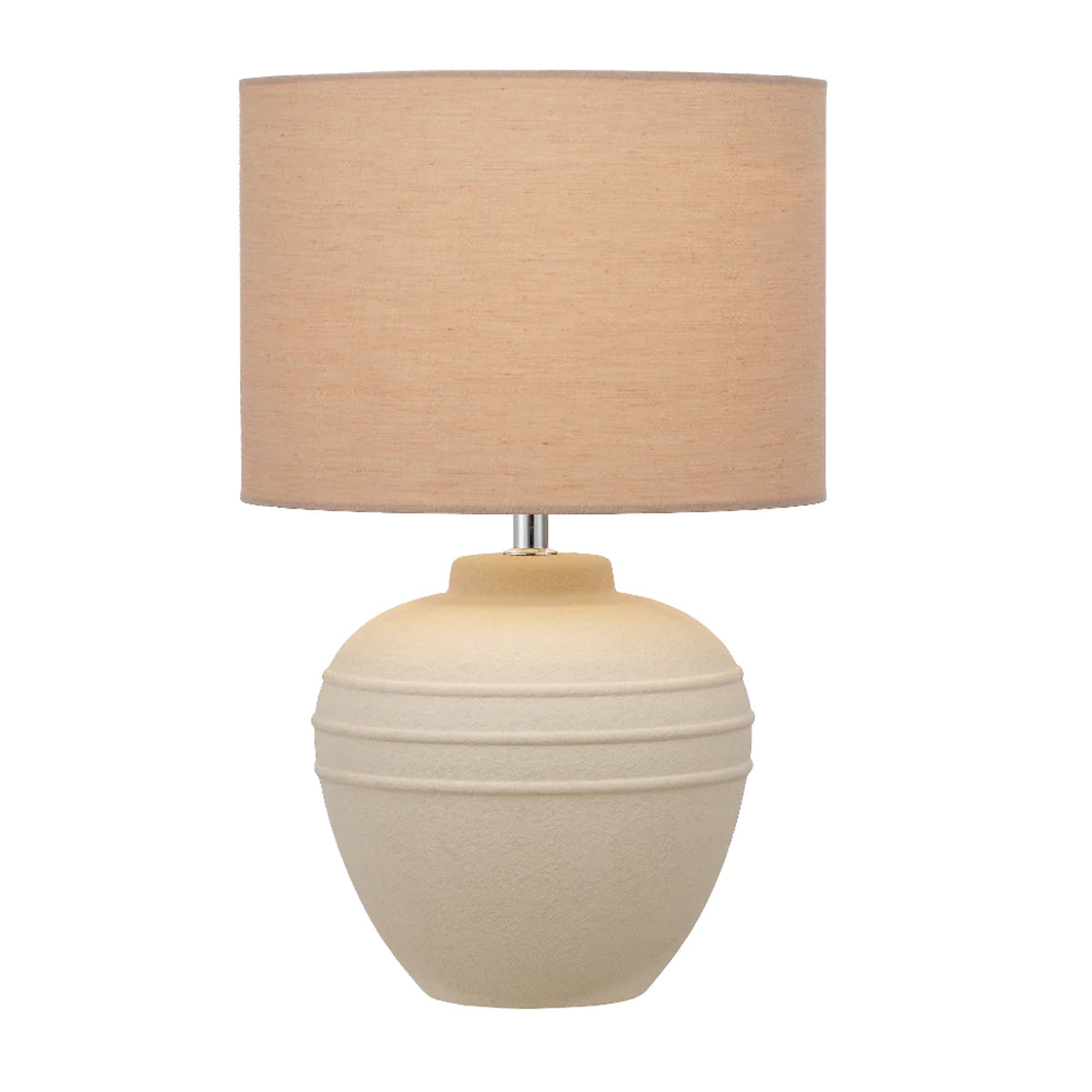 Sierra Ceramic Table Lamp €“ Rustic Urn Design