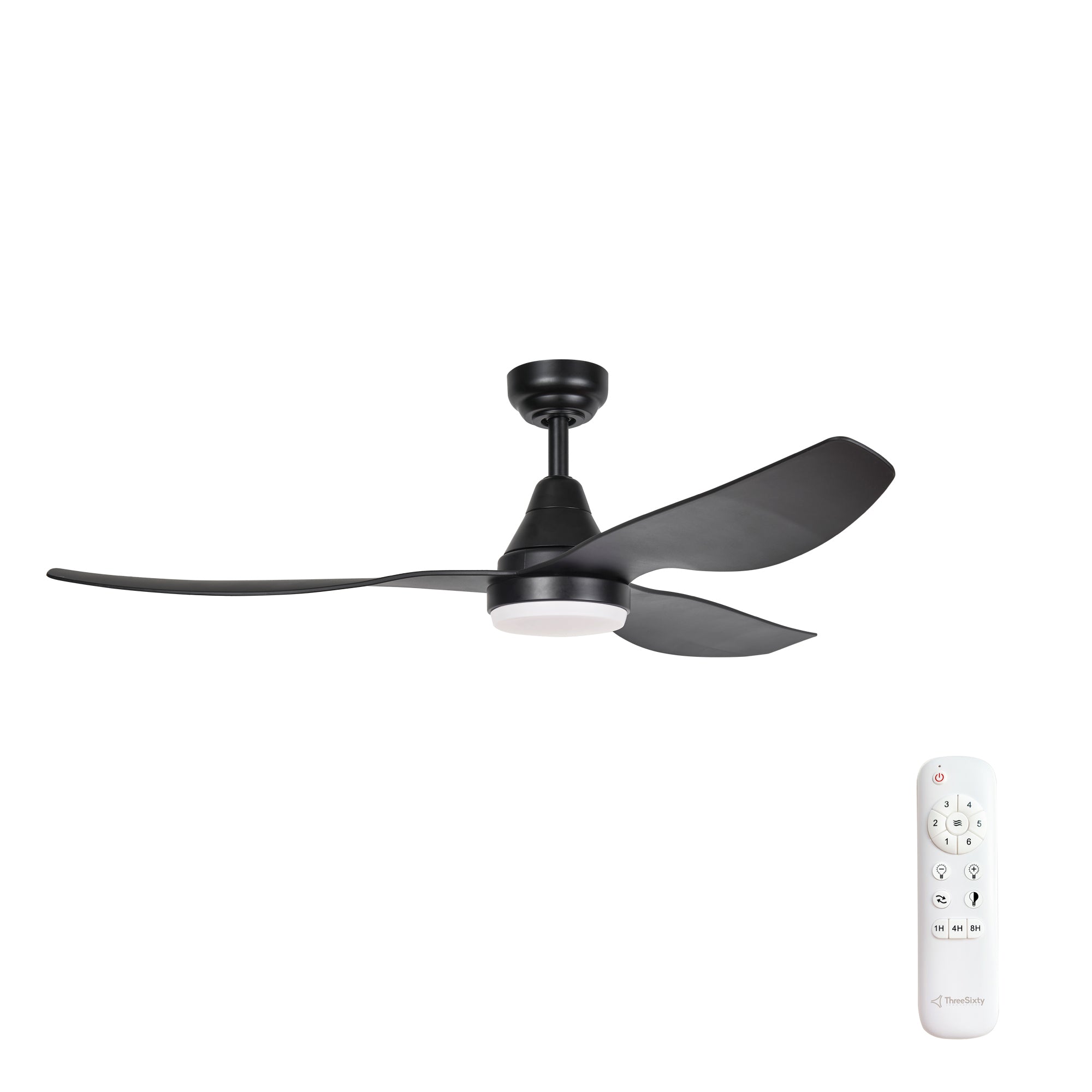 Simplicity DC Ceiling Fan with LED Light & Remote