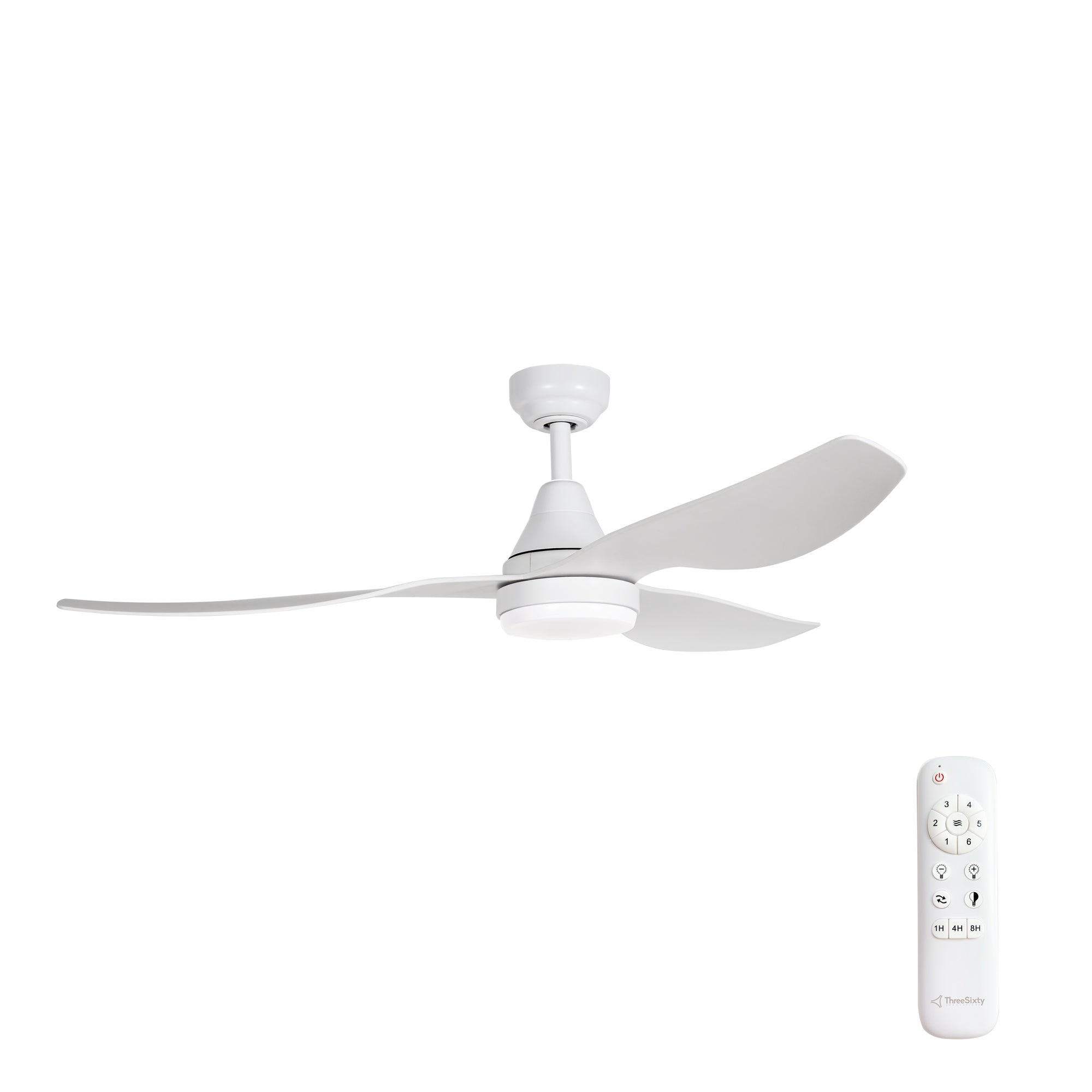 Simplicity DC Ceiling Fan with LED Light & Remote
