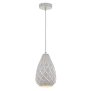 Simon Small Egg Shape Metal Pendant Light