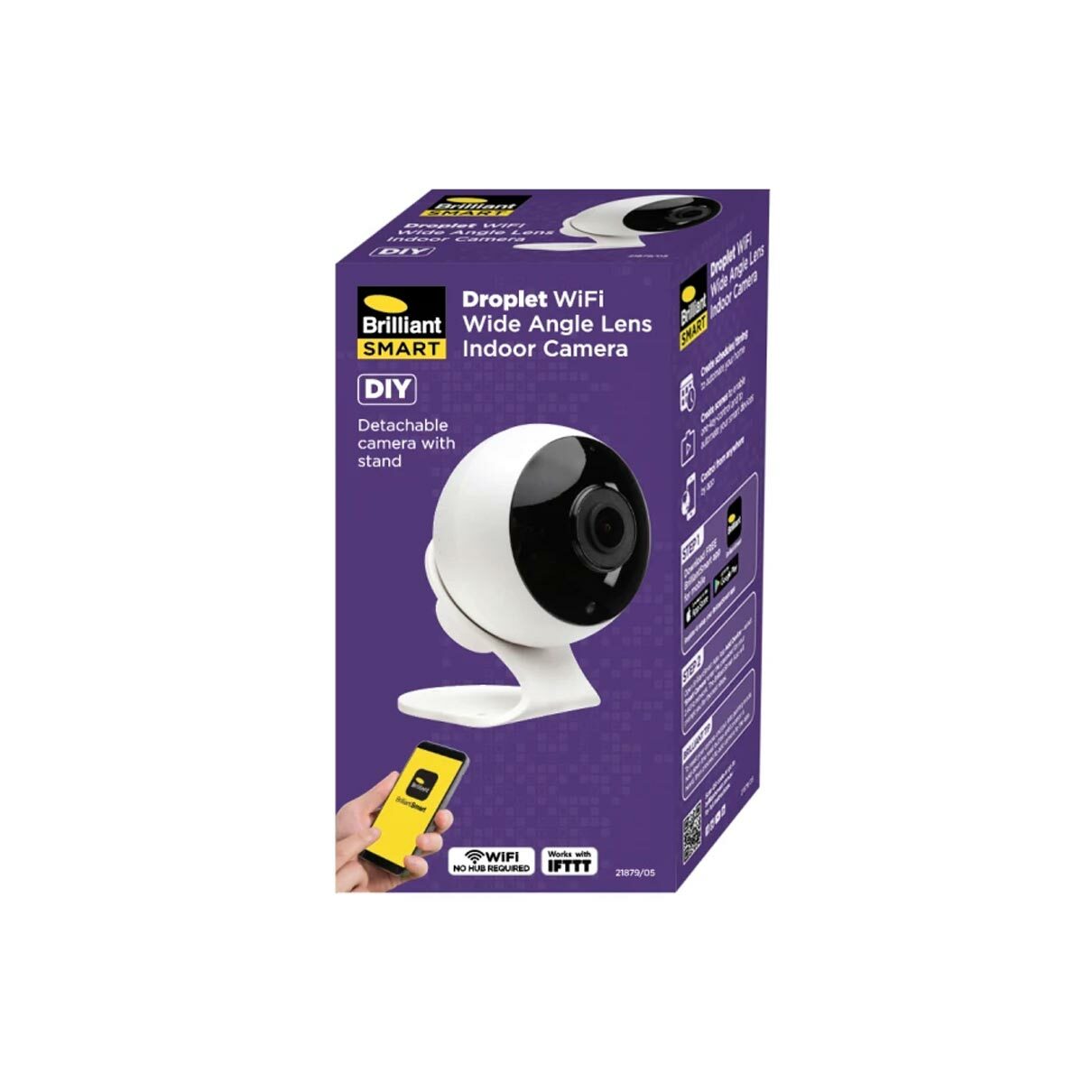 Smart Droplet WiFi Security Camera with HD Resolution