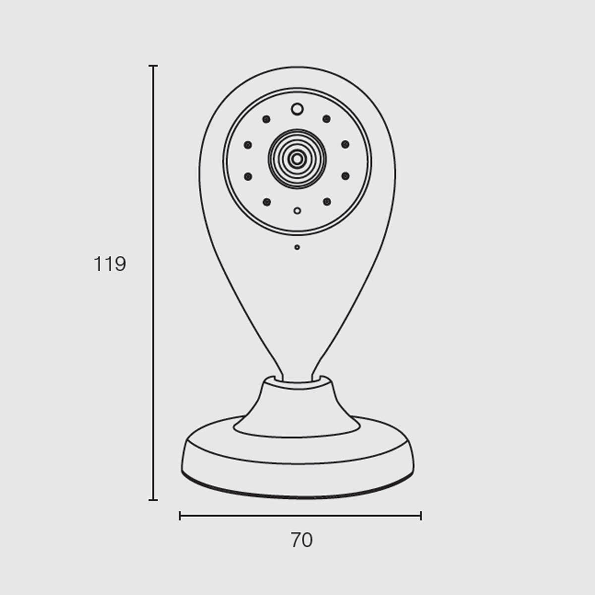 Smart Indoor WiFi Camera with Night Vision