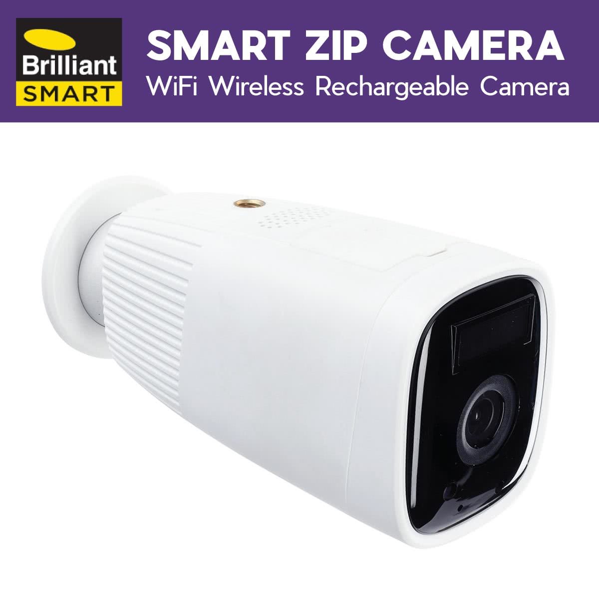 Smart Security Camera 1080p - WiFi Enabled with Night Vision
