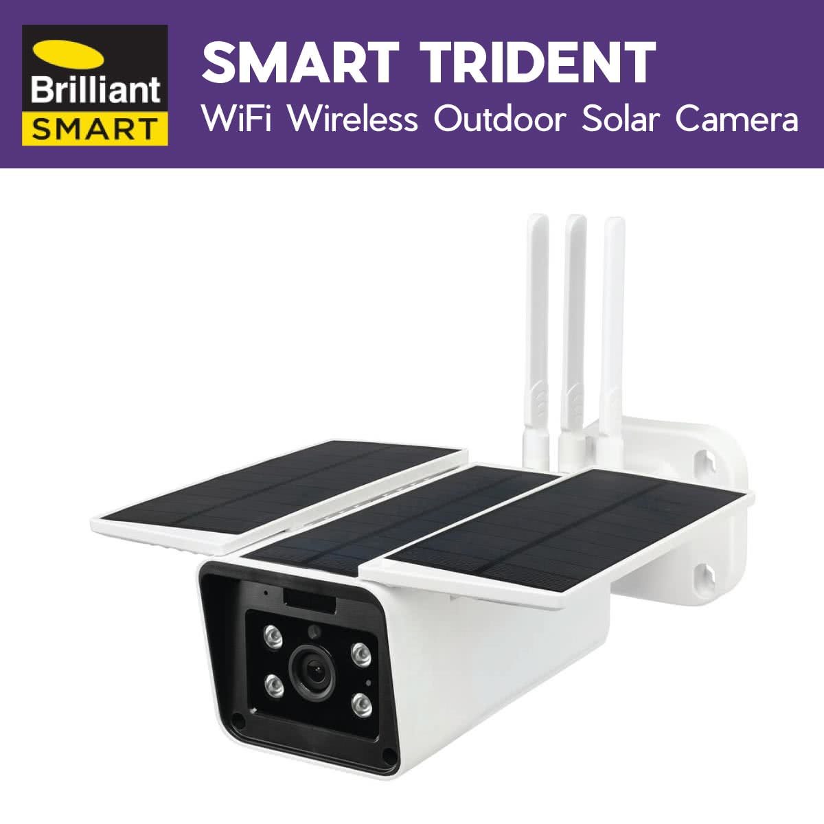 Smart Trident Solar Security Camera - HD Performance