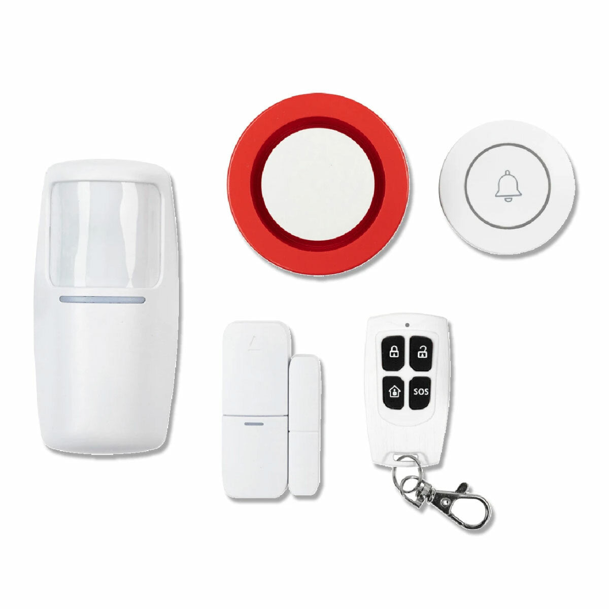 Smart WiFi Home Security Kit with PIR Motion Sensor