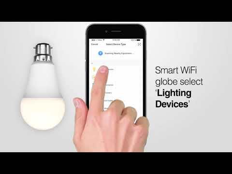 SmartGlobe LED Light Bulb - Wi-Fi Control & Energy Efficient