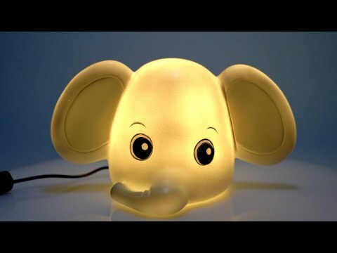 Smoosho's Pals Elephant Animal Kids Lamp