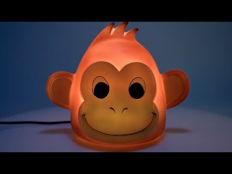 Smoosho's Pals Monkey Animal Kids Lamp
