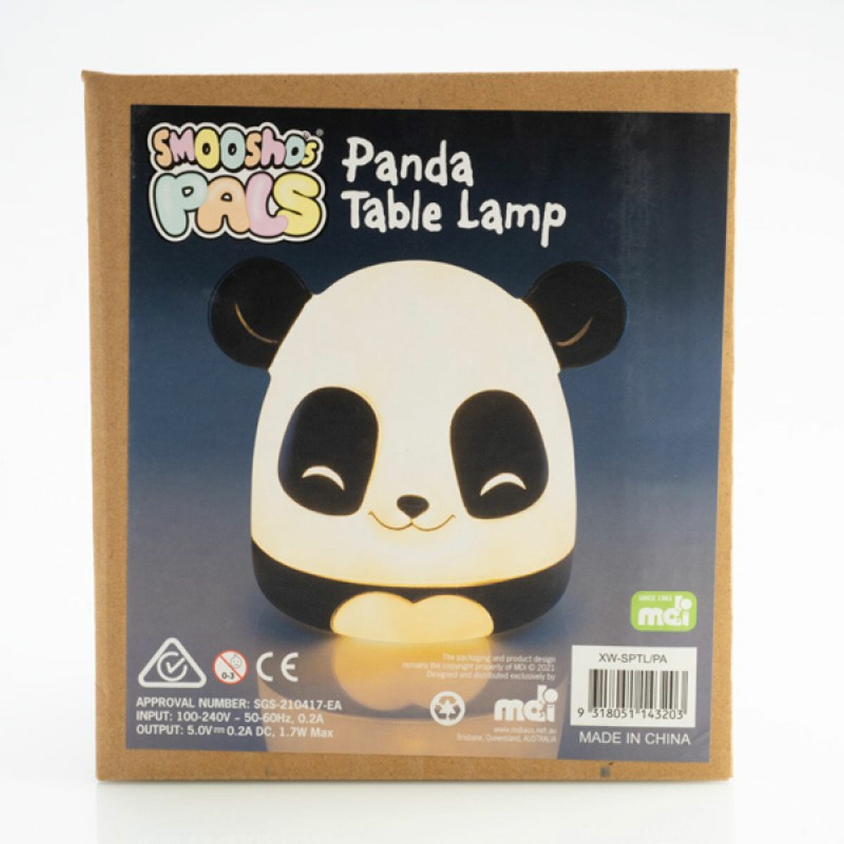 Smoosho's Pals Panda Animal Kids Lamp
