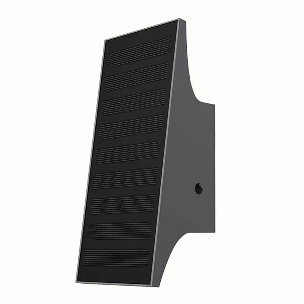 Solar Outdoor Up/Down LED Wall Light Black	Wall