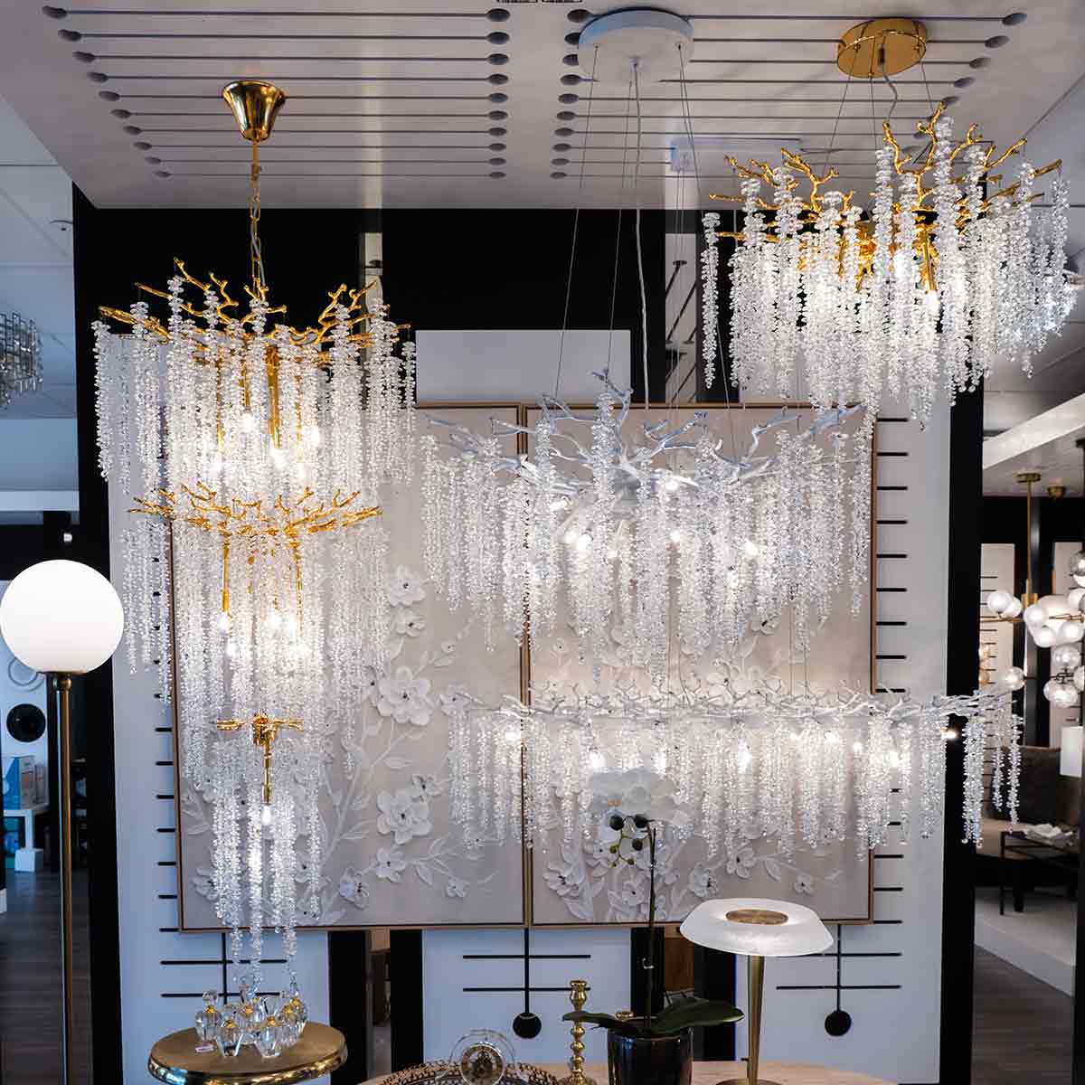 Sophia Long Pendant Light Nature Inspired Design