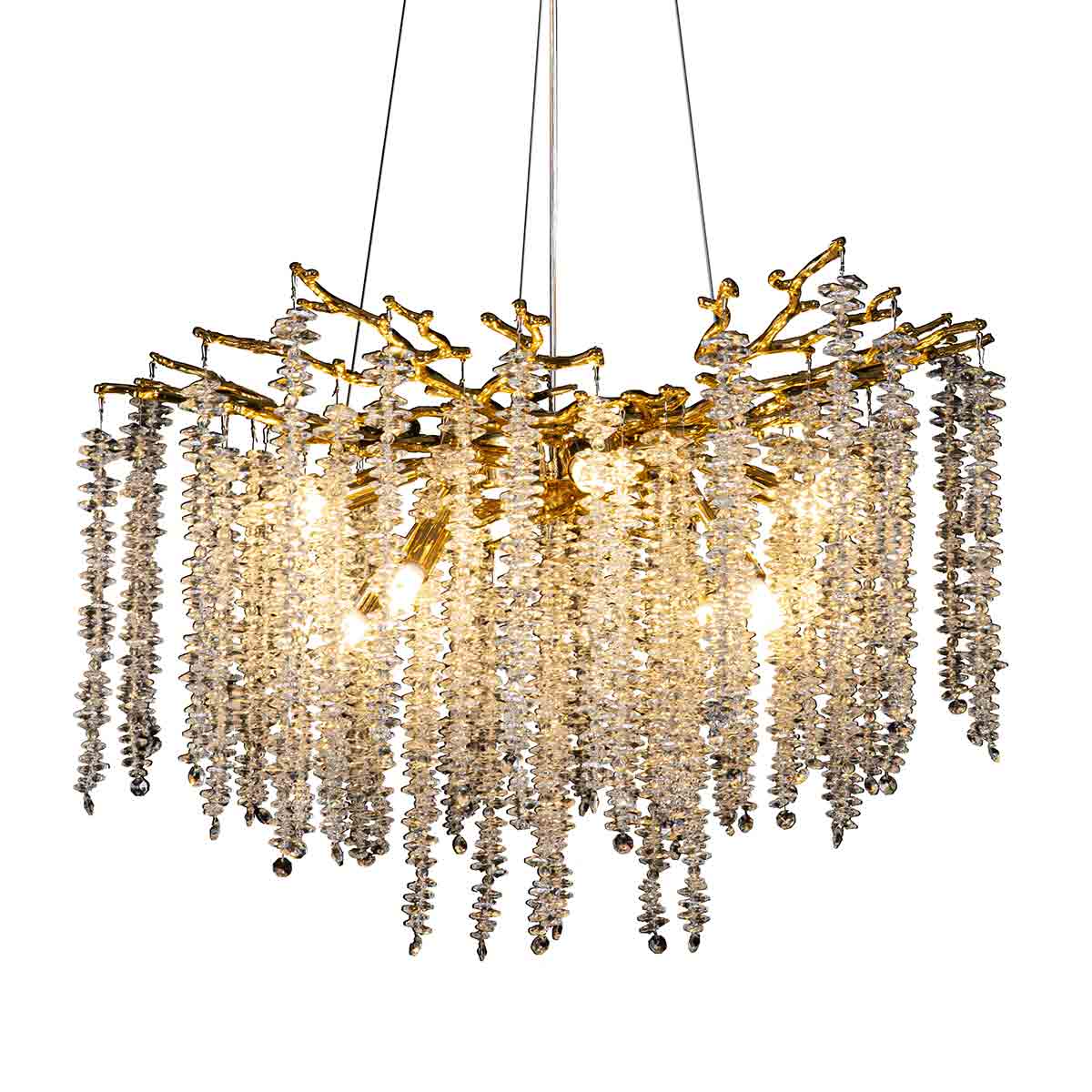 Sophia Round Pendant Light Nature Inspired Design