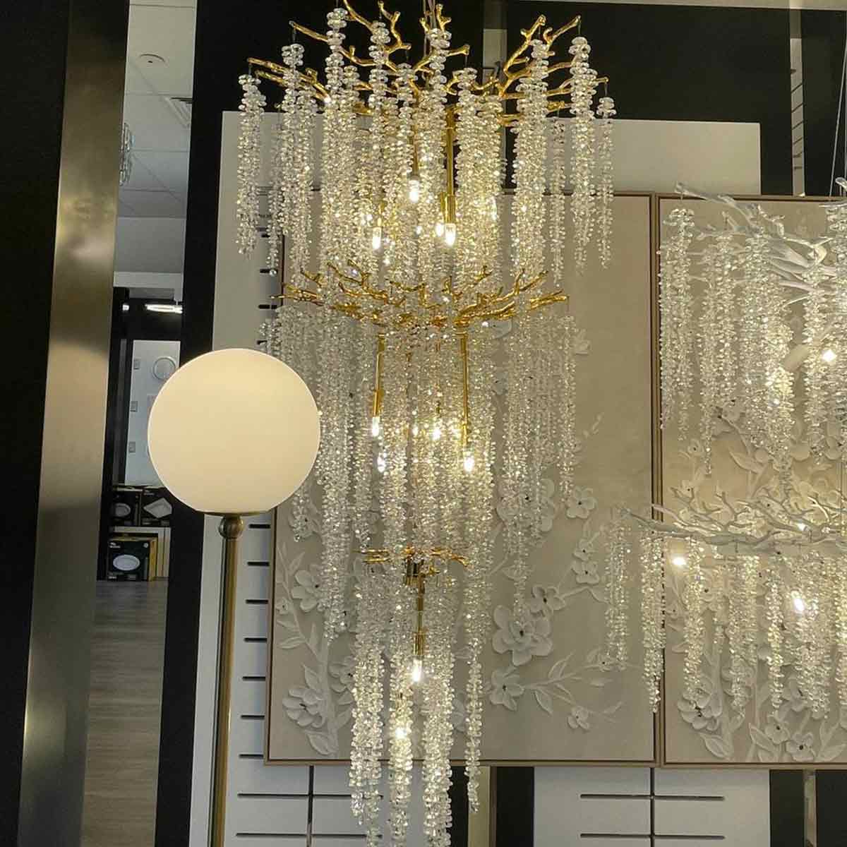 Sophia Tall Pendant Light Nature Inspired