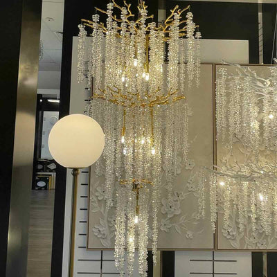 Sophia Tall Pendant Light Nature Inspired
